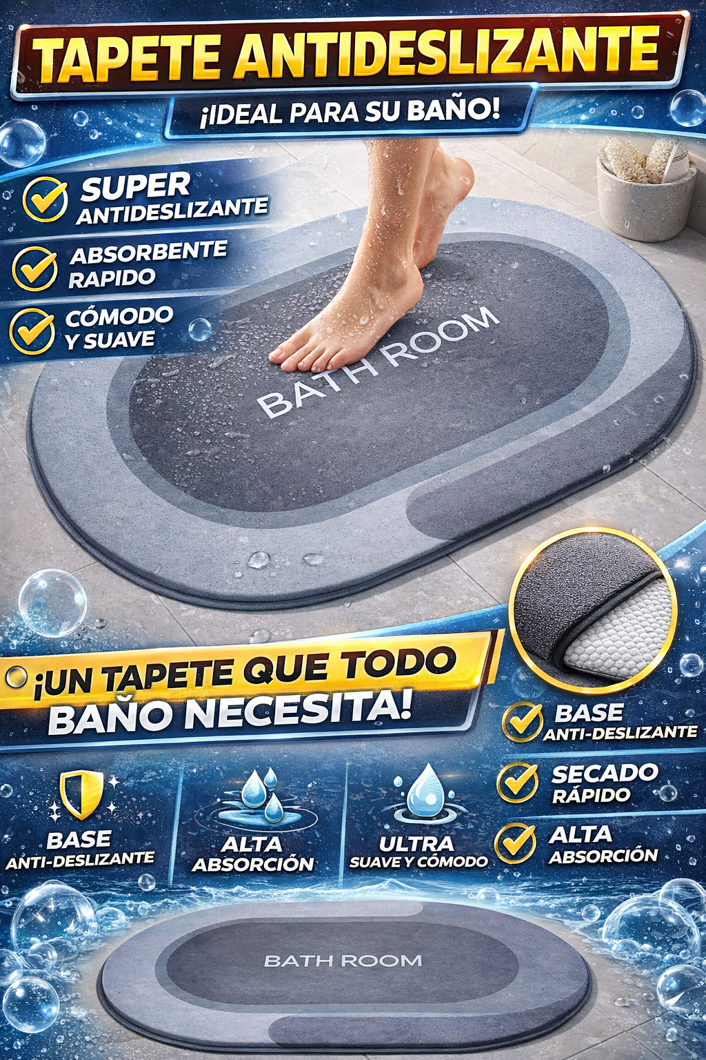 TAPETE ANTIDESLIZANTE