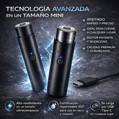 VYRON™ rasuradora ultra-portátil  / Afeitado preciso, sin irritación.
