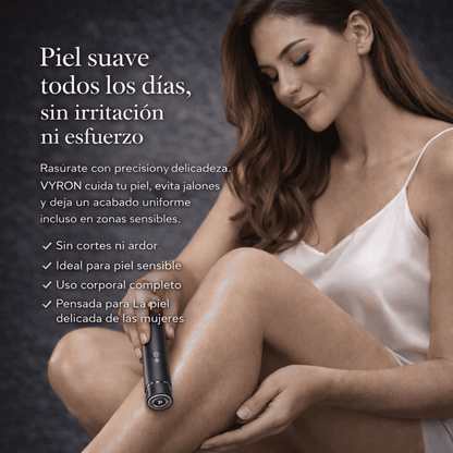 VYRON™ rasuradora ultra-portátil  / Afeitado preciso, sin irritación.